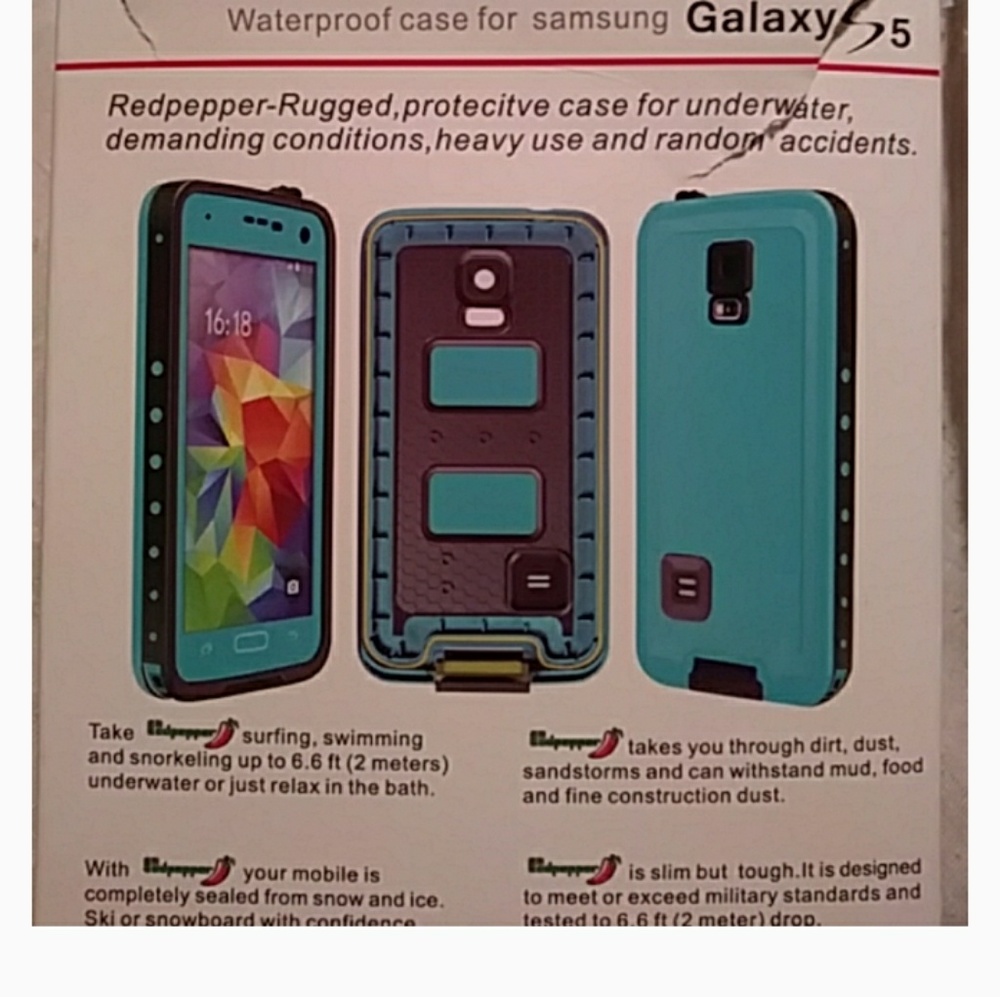 NWT! Galaxy S5 Waterproof Case